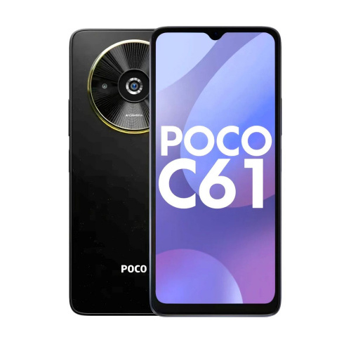 Смартфон POCO С61 4/128Gb Black Смартфон POCO С61 4/128Gb Black