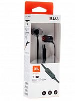 Проводные наушники JBL T110, черный
