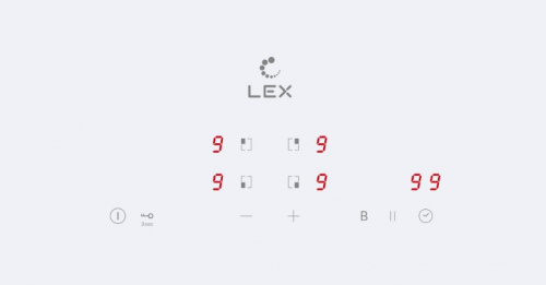 Индукционная варочная поверхность LEX EVI 640A WH фото 2