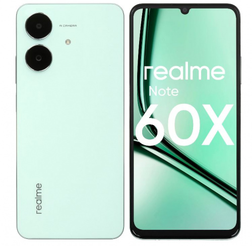 Смартфон Realme Note 60x 4/128Gb Green Смартфон Realme Note 60x 4/128Gb Green