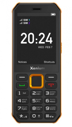 Сотовый телефон Xenium X300 Orange+Black Сотовый телефон Xenium X300 Orange+Black