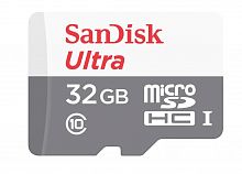 Карта памяти MicroSDHC SanDisk 32Гб (SDSQUNR-032G-GN3MN) 