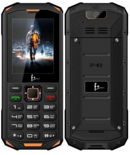 Сотовый телефон F+ R240 Black/Orange