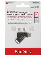 USB Flash накопитель SanDisk 64 Gb Ultra Dual Drive Go (SDDDC3-064G-G46)