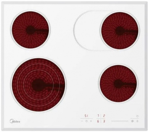Электрическая варочная поверхность Midea MCH64767FW (витрина) фото 2 Электрическая варочная поверхность Midea MCH64767FW (витрина) фото 2